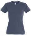 11502 Ladies Imperial SOL'S Ladies Imperial Heavy T-Shirt Denim colour image